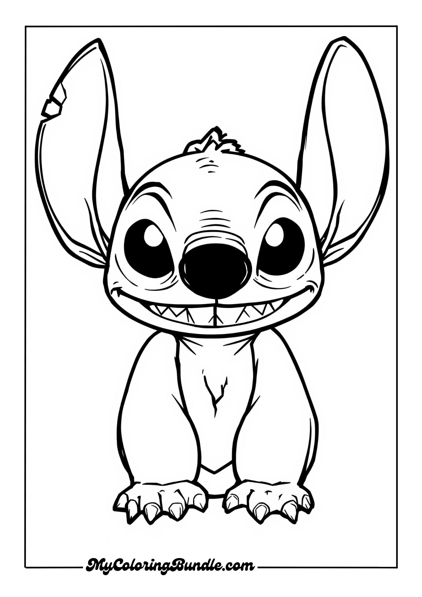 70+Stitch Coloring Pages - Free Printables
