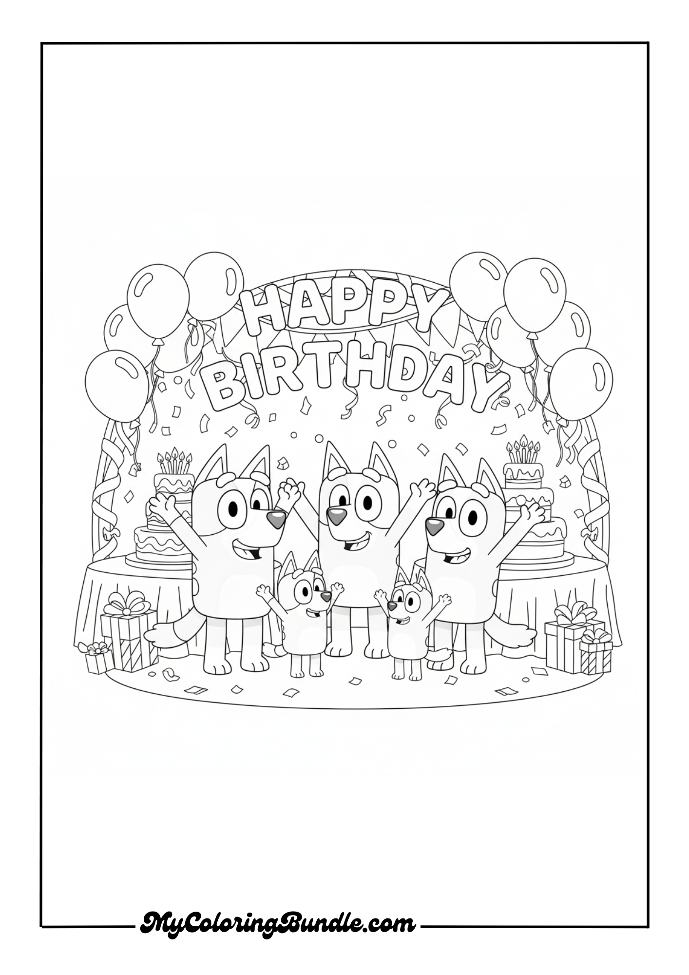 Bluey Family Celebration