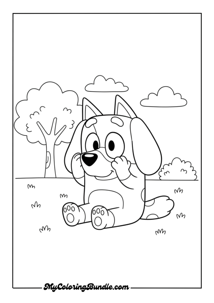 Missy the Shy Dog