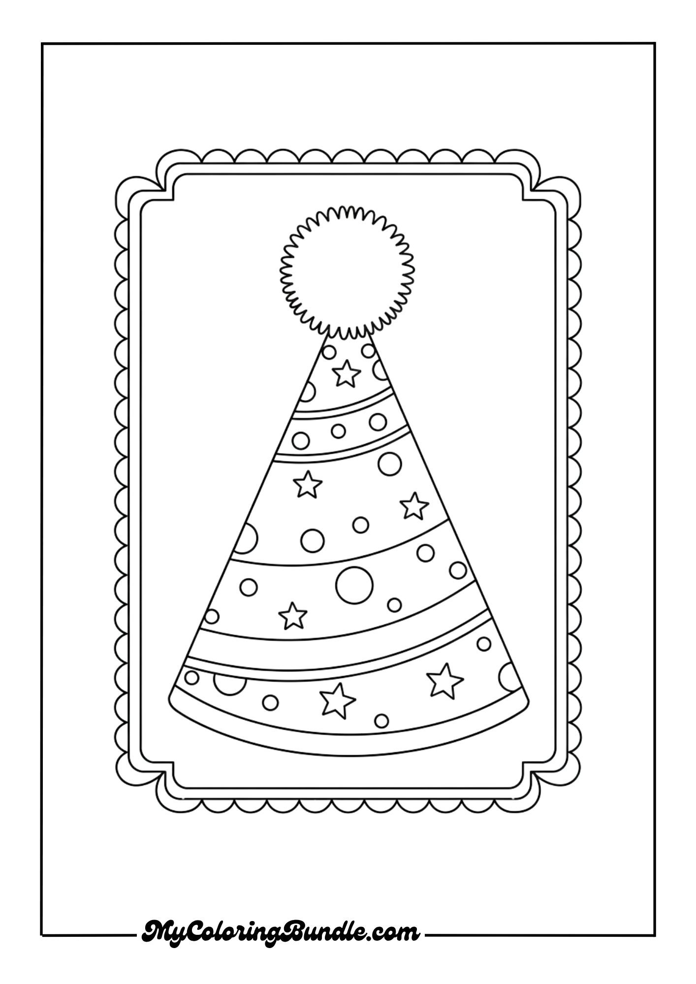 Party Hat Banner Piece