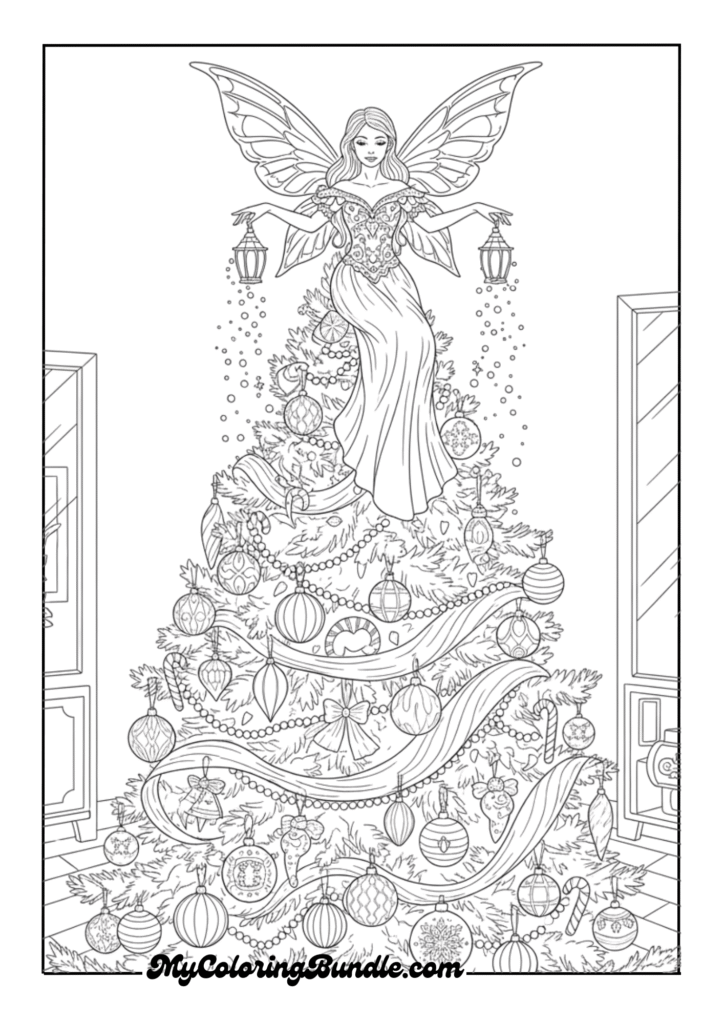 Christmas Tree Guardian Fairy