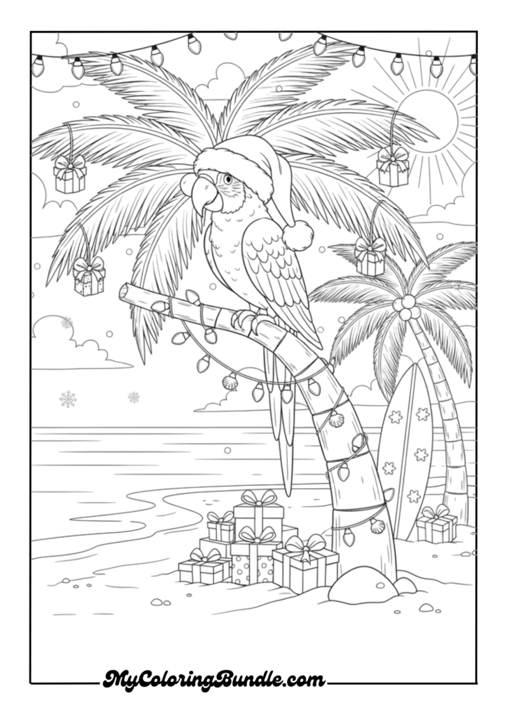 Parrot in Paradise Christmas