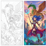 Anime Coloring Pages