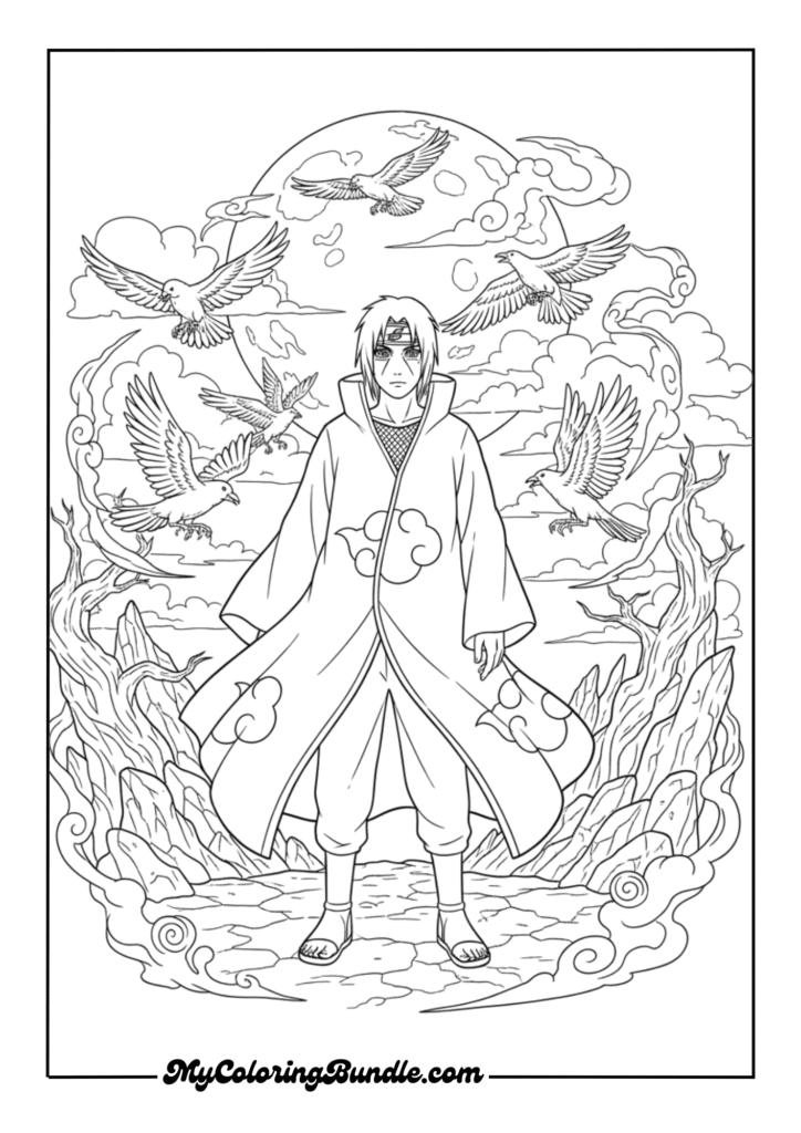 Itachi with Crows