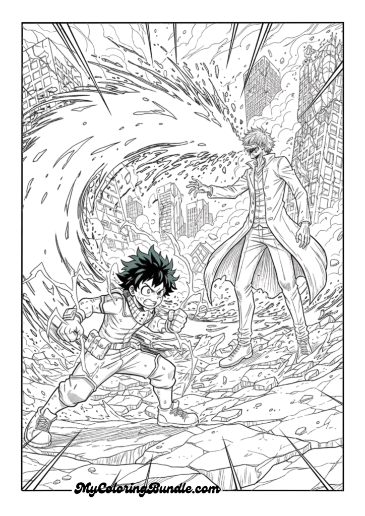 Midoriya vs. Shigaraki Showdown