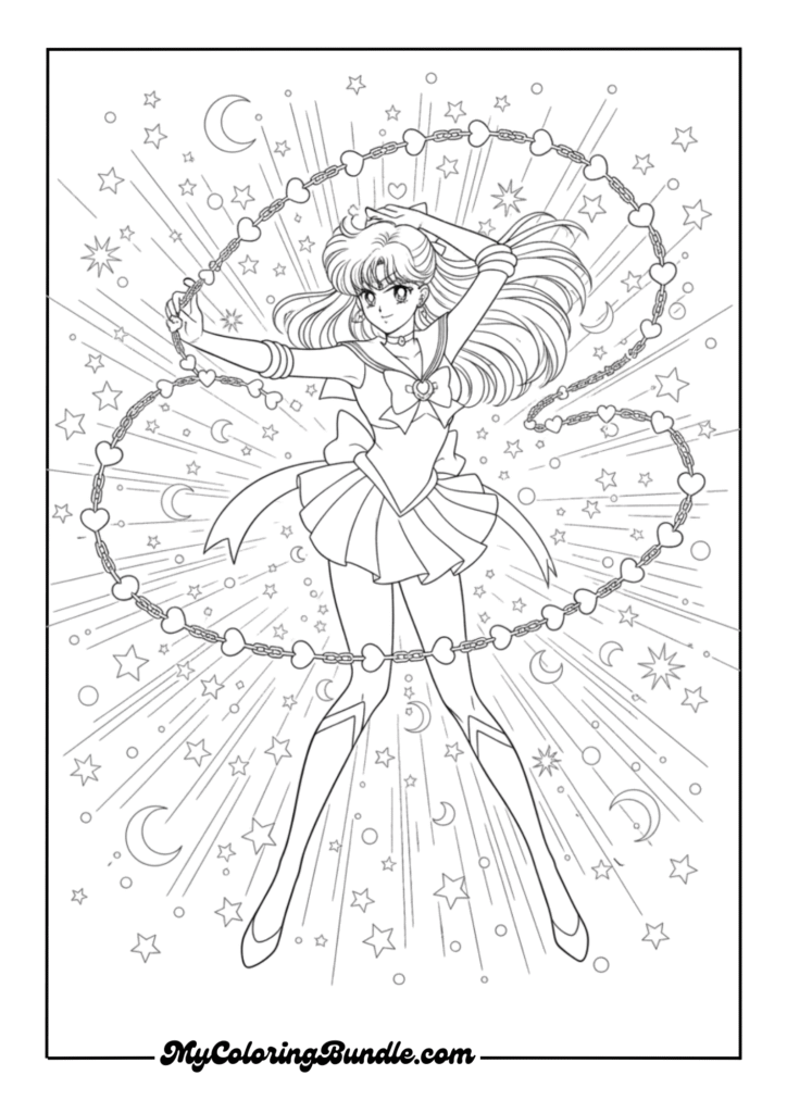 Sailor Venus in Action