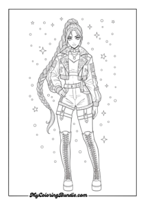 200+ KPop Demon Hunters Coloring Pages