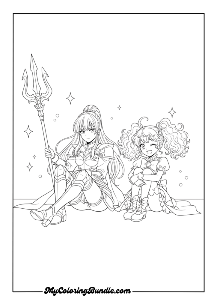 Sitting Together Break Time