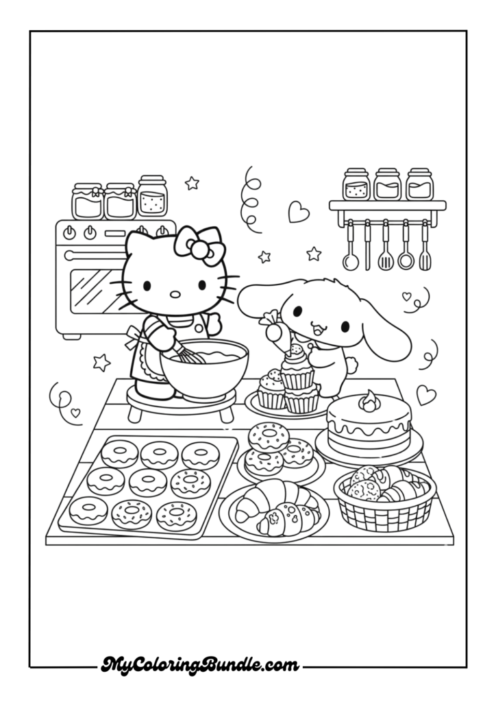 Hello Kitty & Cinnamoroll Bakery Day
