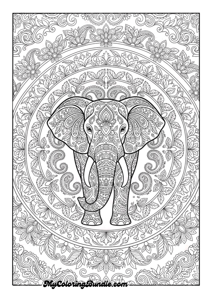 Elephant Mandala