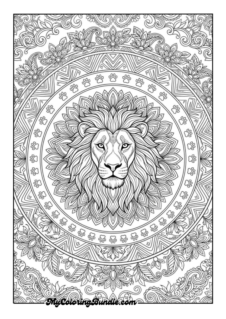 Lion King Mandala