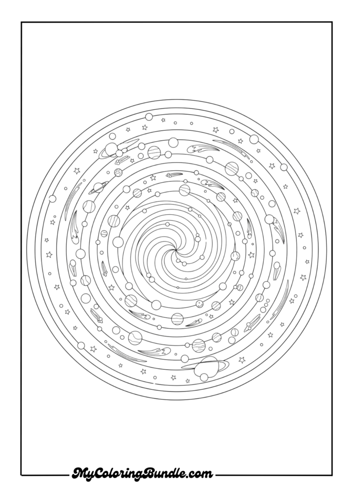Planetary Orbit Mandala