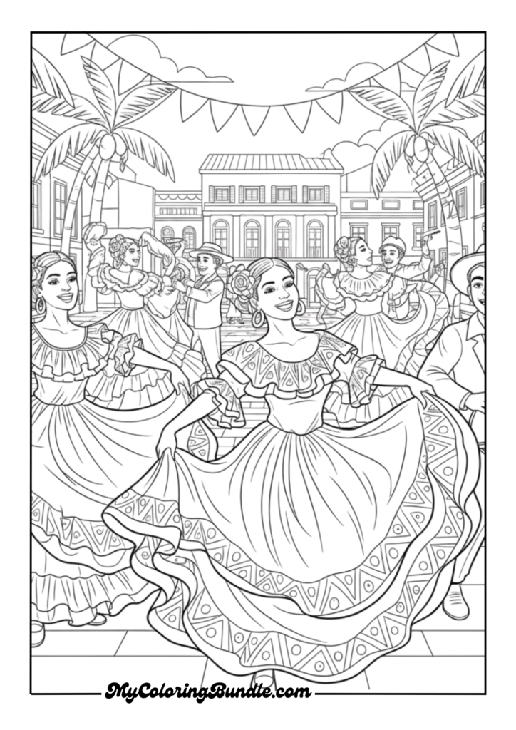 Puerto Rican Festival Scene