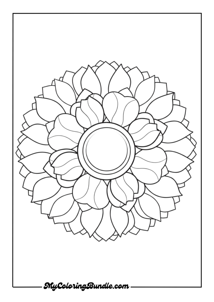 Tulip Garden Mandala