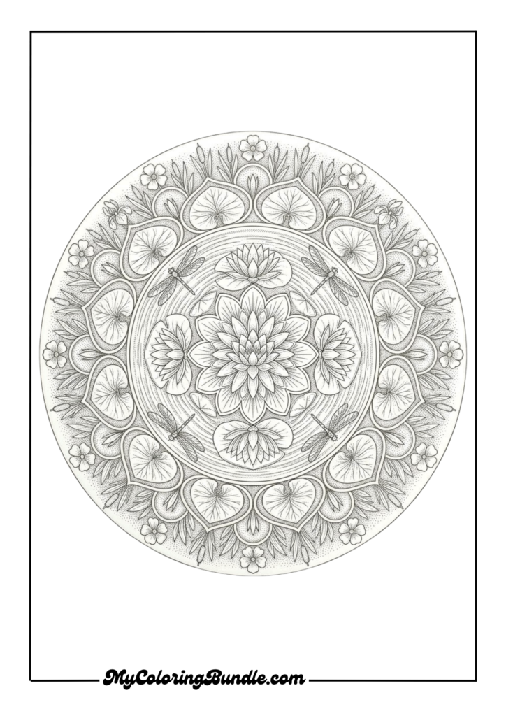 Water Lily Mandala