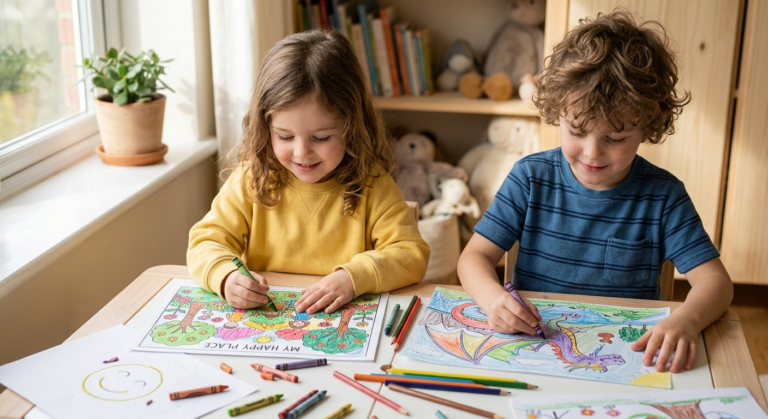 Coloring and Emotional Development in Kids