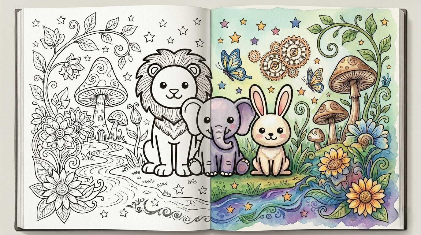 Coloring for Focus and Concentration in Kids