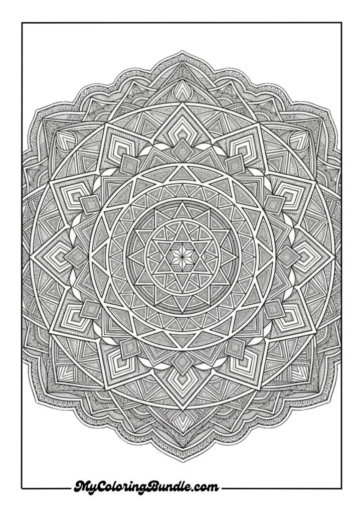 Geometric Precision Mandala