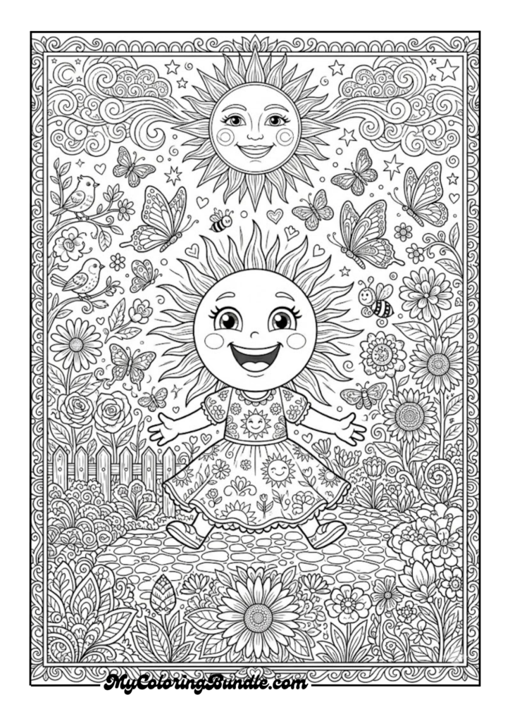 Happy Sunshine Emotion Page