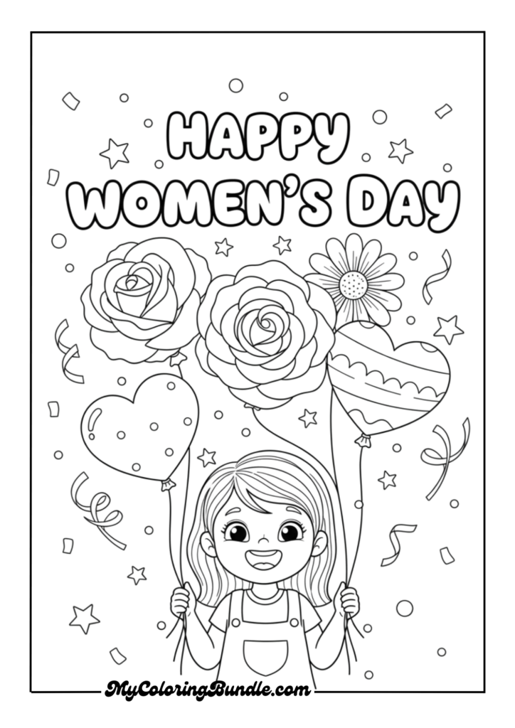 Happy Women’s Day Balloon Party
