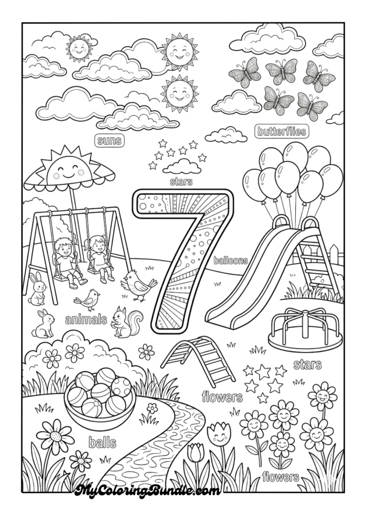 Number Counting Fun Playground