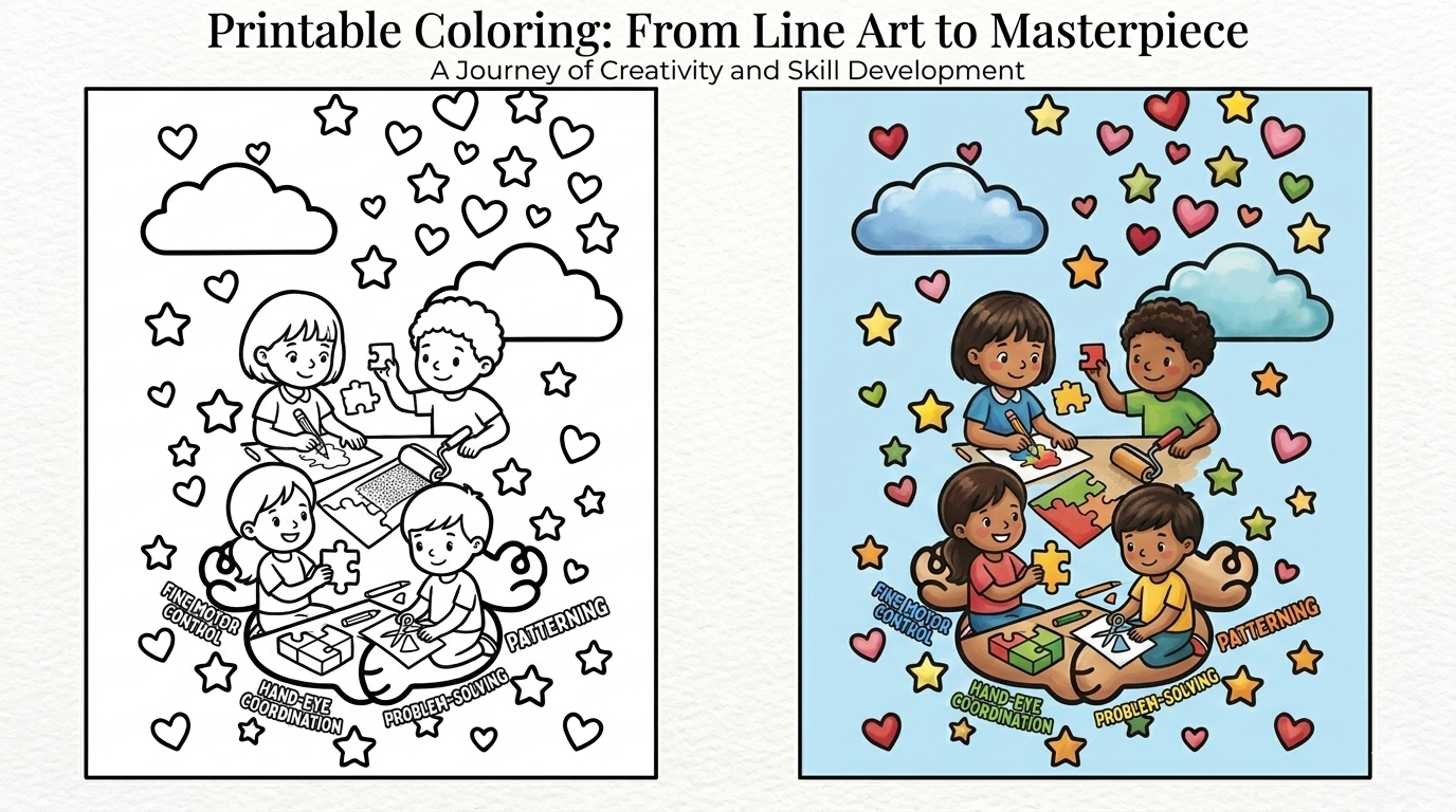The Educational Power of Printable Coloring Pages