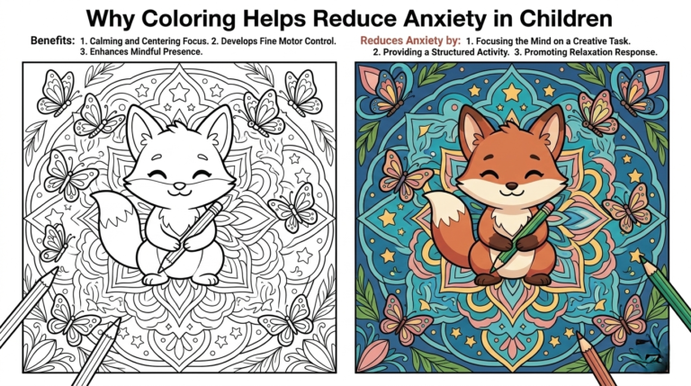 Why Coloring Helps Reduce Anxiety in Children
