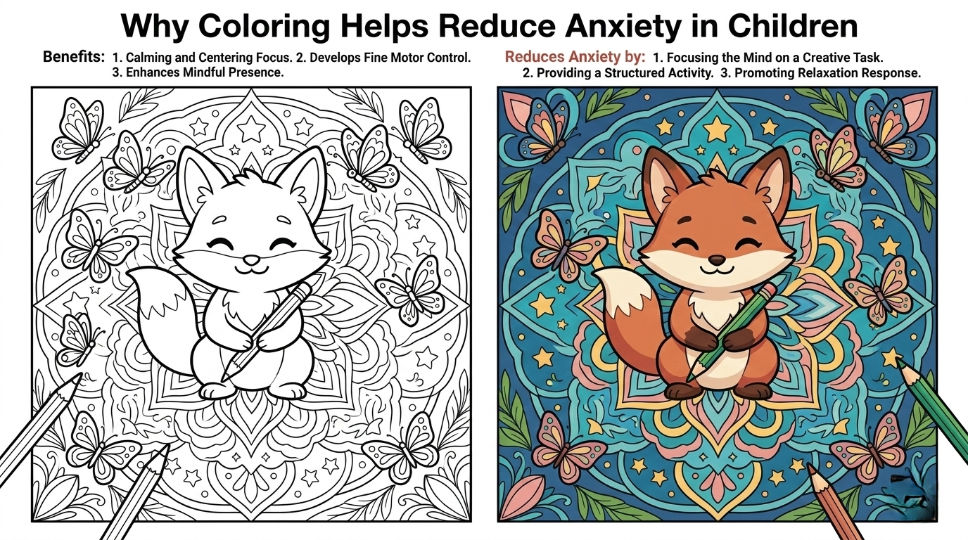 Why Coloring Helps Reduce Anxiety in Children
