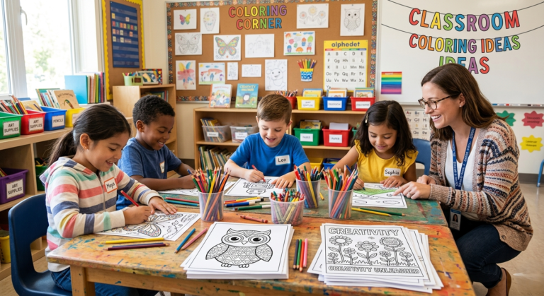 Classroom Coloring Ideas for Teachers