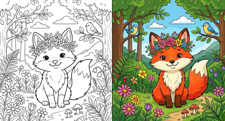 Cute Animal Coloring Pages Printable