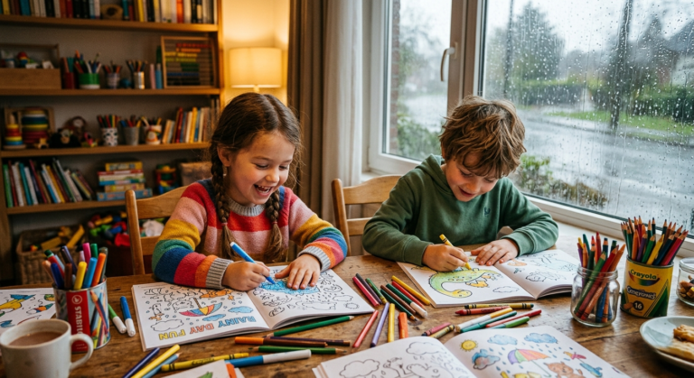 Fun Coloring Activities for Rainy Days