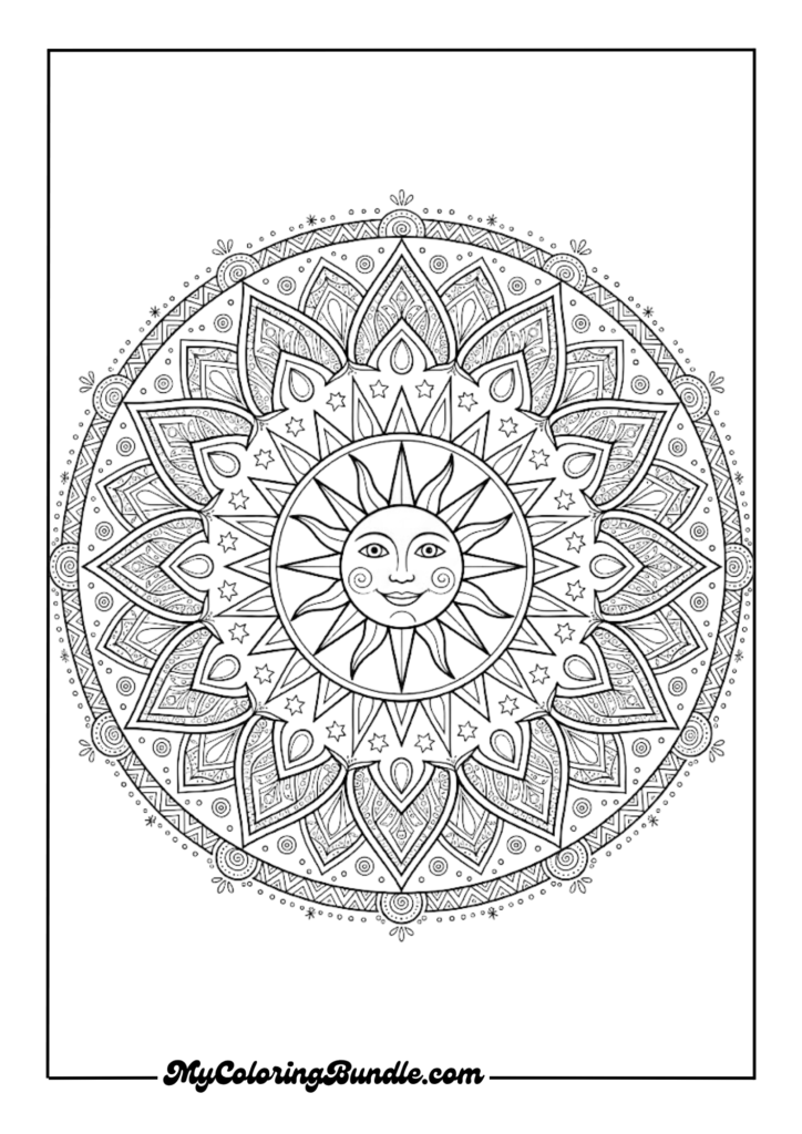 Sunburst Energy Mandala